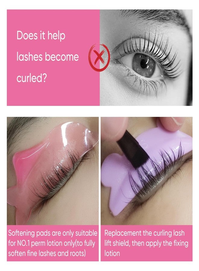 PERMANIA Lash Lift Pads Softening, 2Pcs Professional Lash Lift Self Sticky for No.1 Perm Lotion Only Eyelash Lift Slim Rods for Softening Popular with Salons (Black) - Image 4