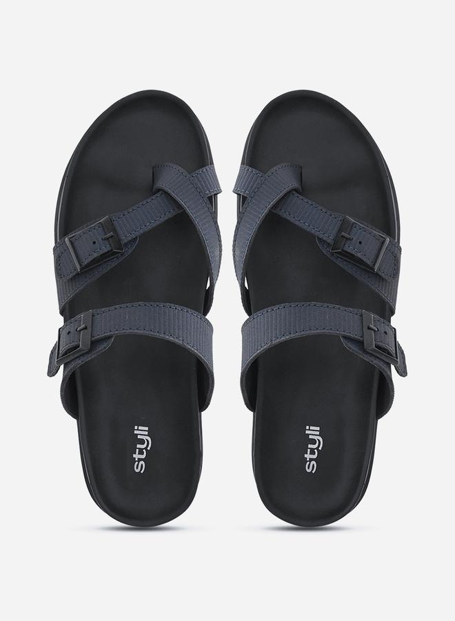 Styli Open Toe Buckle Detail Sandals  - Image 5