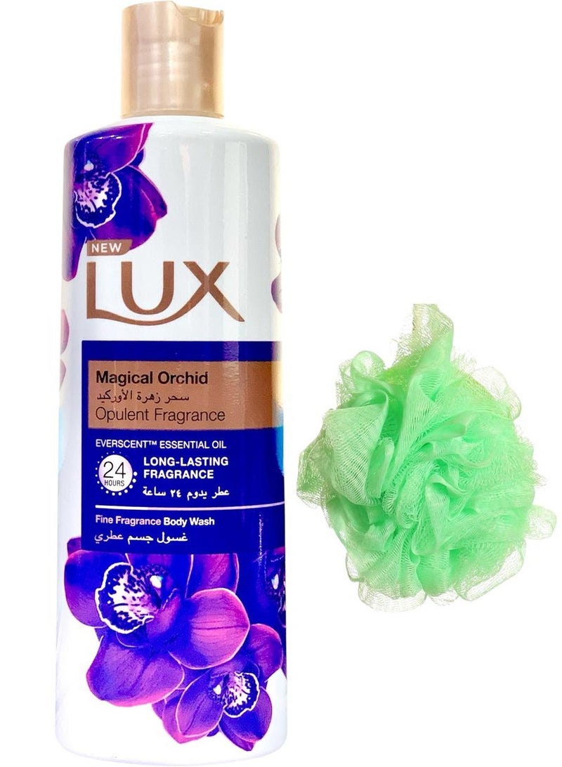 لوكس غسول الجسم لوكس ماجيكال أوركيد 500 مل + لوفا متعددة الألوان - Image 2