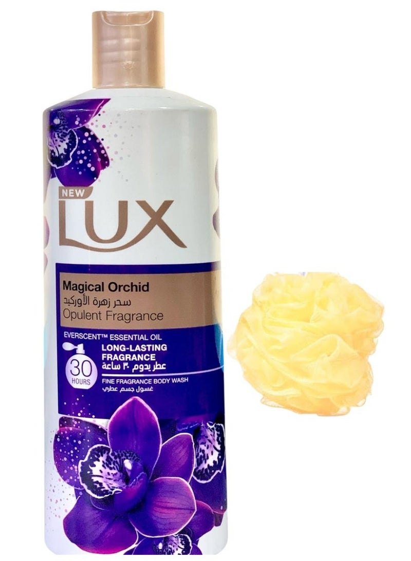 لوكس غسول الجسم لوكس ماجيكال أوركيد 500 مل + لوفا متعددة الألوان - Image 1