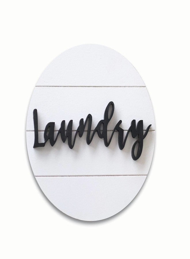 Lavender Inspired 3D Laundry Signs Round-Modern Farmhouse Laundry Sign Wall Decor-Boho Style Laundry Room Decor - 10 Inch Round-Housewarming Gift - Image 1
