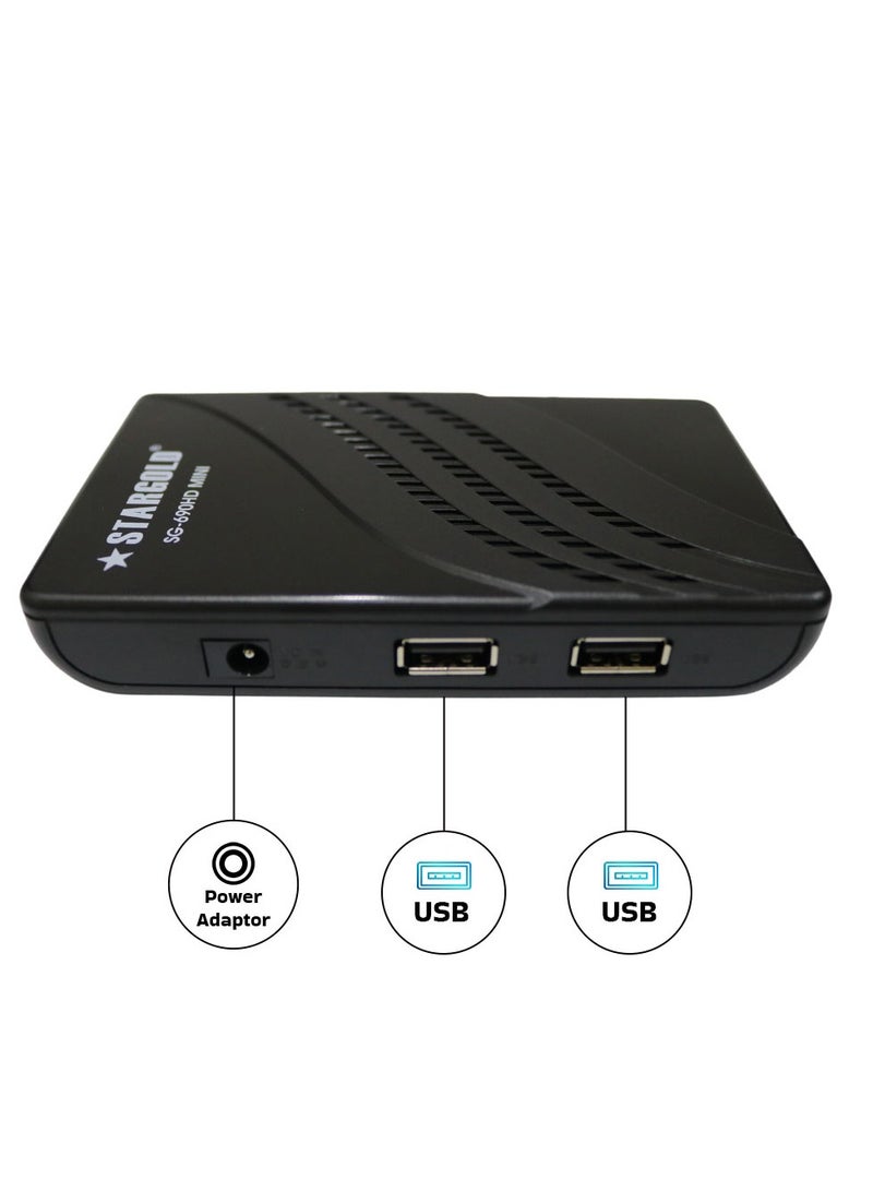 Stargold Satellite Receiver Full HD 1080P 5000 Channels MPEG-4/H264 Support USB FTP and OTA 32bit Color on Screen Display Supported  - Image 3