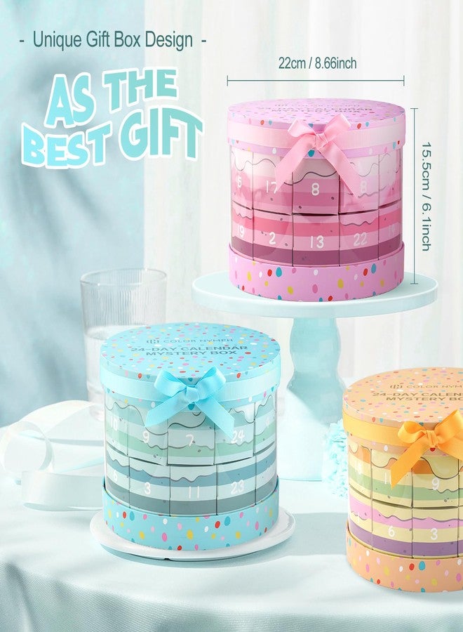 Color Nymph Makeup Advent Calendar, 24 Days Advent Calendar Valentines Day Birthday Makeup Gift Sets for Beauty Cosmetics Kit For Teens Girlfriend Daughters Surprise Holiday Gift Mint Green - Image 5