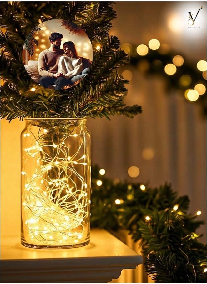VIEW STAR Viewstar Pack of 3 (3 Meters Each) Battery-Powered LED Fairy String Lights with Batteries Included | Warm White Copper Wire Lights for Indoor & Outdoor Decoration | Flexible & Portable for Parties, Weddings, Holidays  - Image 2