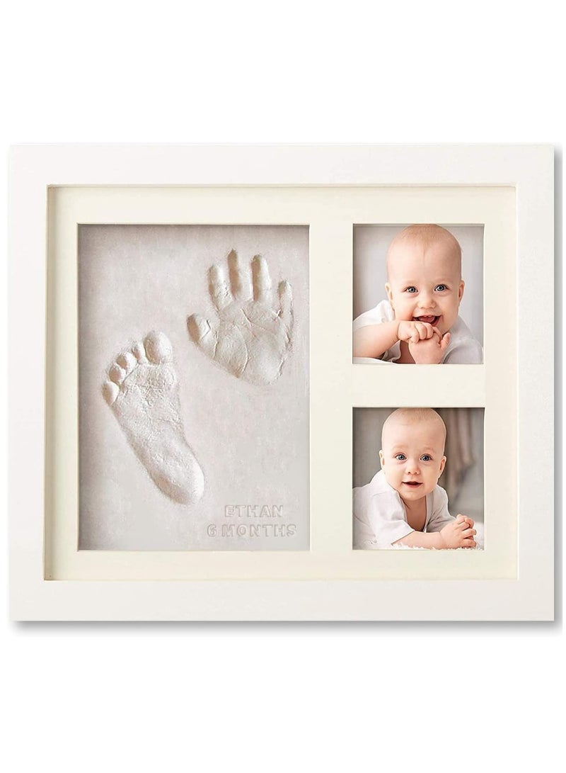 Gerenic Baby Handprint and Footprint Makers Kit, Keepsake For Newborn Boys & Girls, Baby Milestone Picture Frames - Image 1