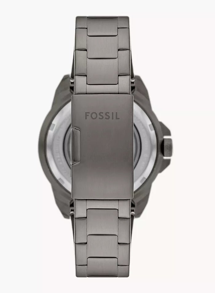 FOSSIL Men Bronson Automatic Smoke Stainless Steel Watch | ME3218 - Image 3