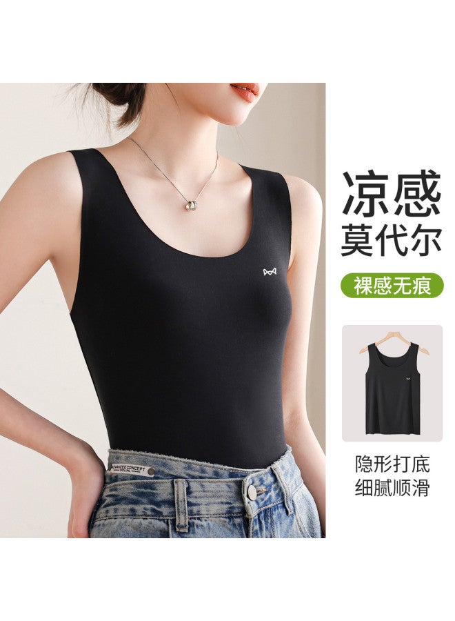 MIIOW Seamless Women'S Camisole, Skin-Friendly Versatile Underwear, Lightweight For Autumn, Suitable For Layering Or Outerwear - Image 3