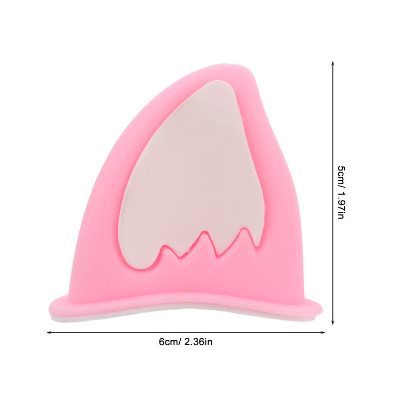 1 Pair Ear Ears Horns Decoration Accessories For Ski Bike White - Image 4