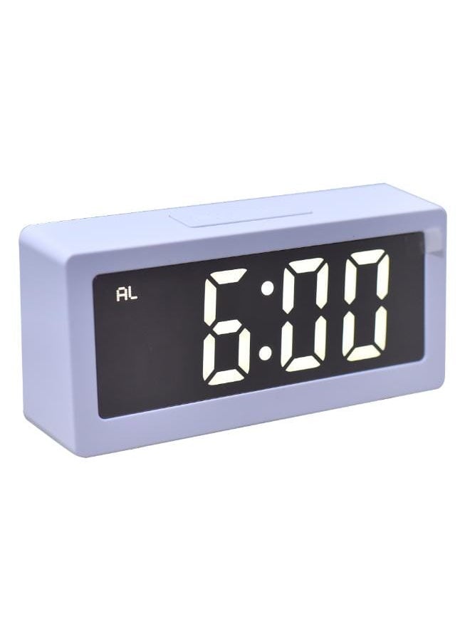 Generic - Gaosiio DS-3633L High Quality LED Mirror Clock With Time (12/24H), Alarm & Snooze, Luminance (White) Display And Temperature (C/F) Functions - White - Image 1
