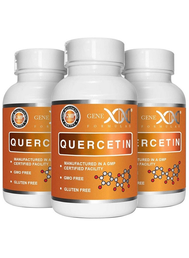 Genex Formulas Genex Quercetin 500Mg Supplement 60 Capsules ; 3Pack ; Healthy Aging And Longevity Nongmo Flavonoid Supplements - Image 2