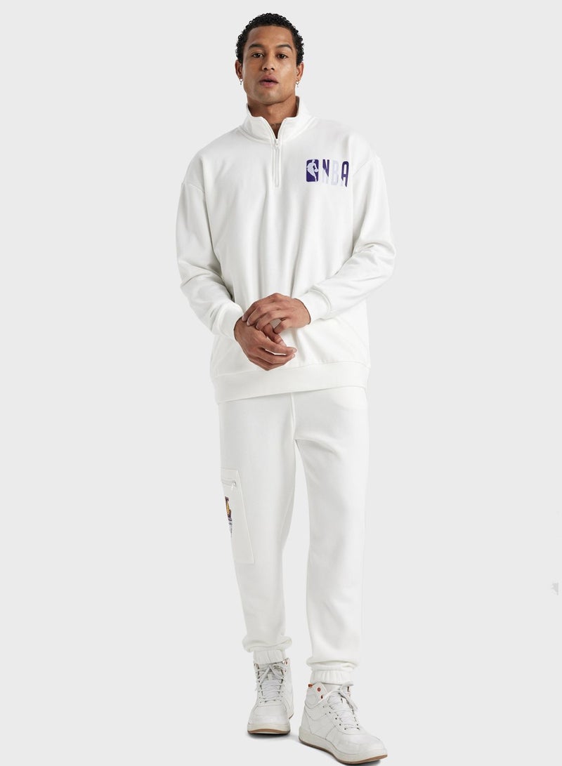 DeFacto Man Licensed Los Angeles Lakers (Nbalal1000) Standart Fit Jogger  - Image 4