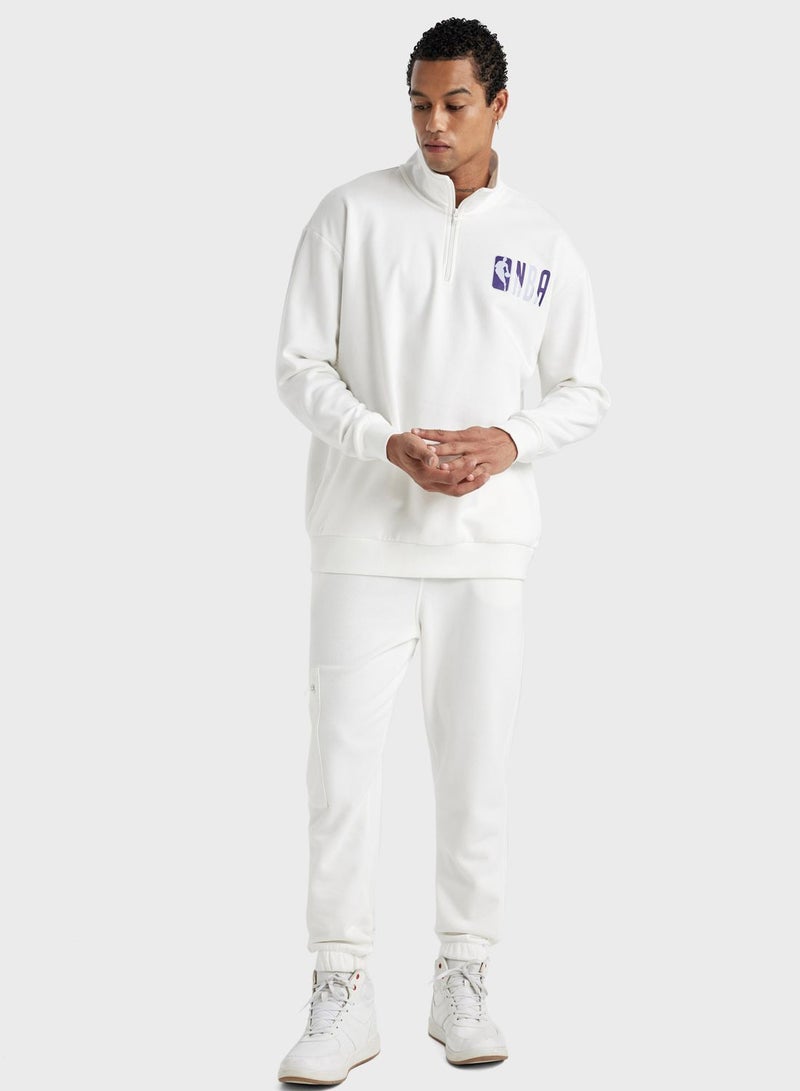 DeFacto Man Licensed Los Angeles Lakers (Nbalal1000) Standart Fit Jogger  - Image 1