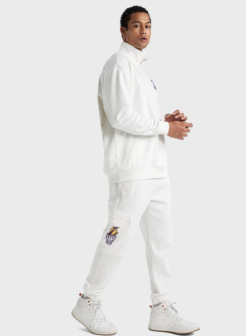 DeFacto Man Licensed Los Angeles Lakers (Nbalal1000) Standart Fit Jogger  - Image 3
