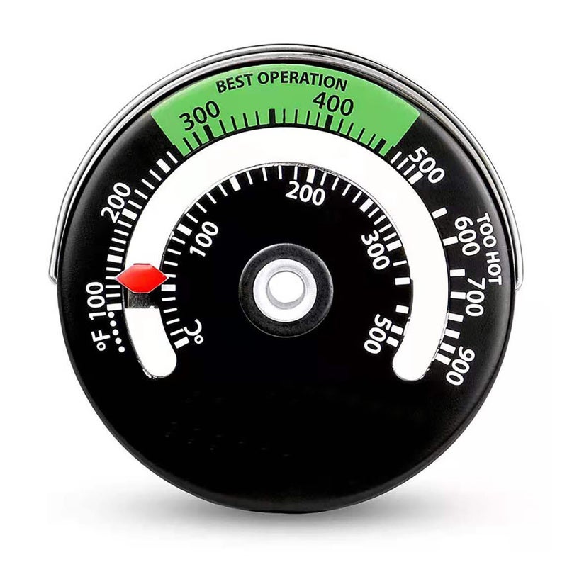 Stove Thermometer: 100 ℉ - 900 ℉ Accurate Measurement - Overheating Protection Temperature Gauge for Wood Stove, Barbecue Oven - Image 5
