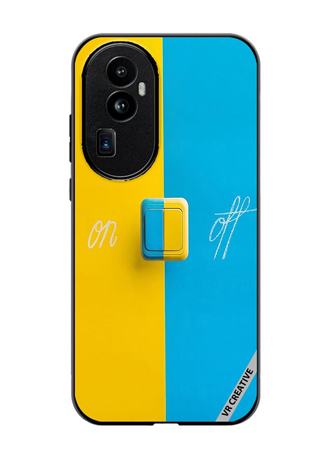 VR CREATIVE غطاء حماية لهاتف أوبو رينو 10 برو بلس بتصميم تشغيل وإيقاف متعدد الألوان - Image 1