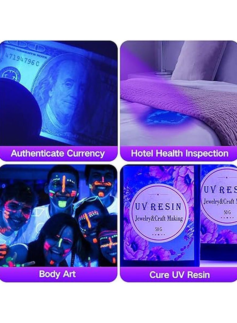 UV Flashlight Black Light, 51 LED Blacklight Pet Urine Detector for Dog/Cat Urine, Dry Stains, Bed Bug, Resin Curing, Scorpions Finder  - Image 3