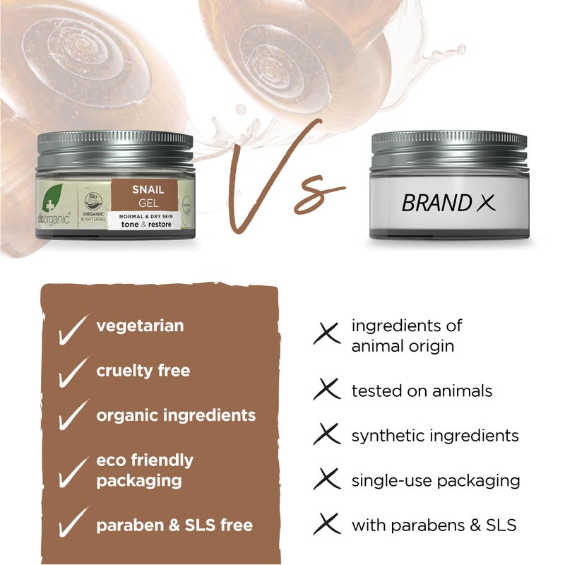 dr.organic جل الحلزون العضوي من Organic Doctor، 1.7 أونصة سائلة - Image 3