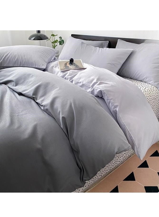 Generic Bed Sheet Style — Pure Cotton Gradient 100 Cotton Bedding Four Piece Set  - Image 1