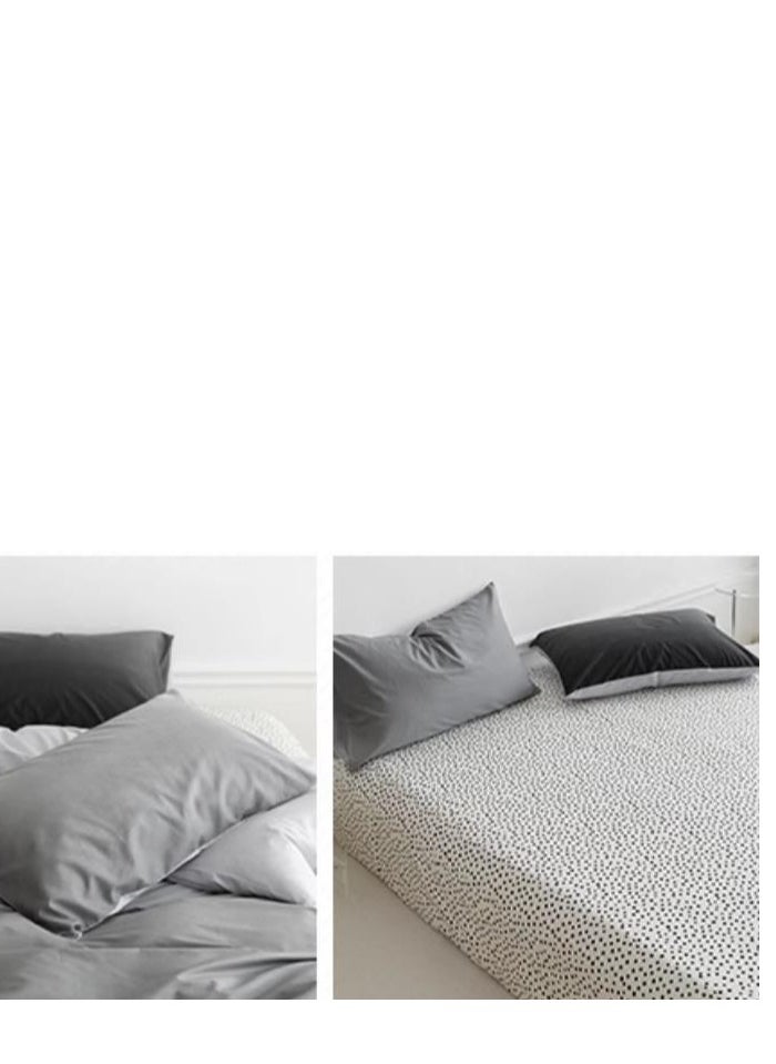 Generic Bed Sheet Style — Pure Cotton Gradient 100 Cotton Bedding Four Piece Set  - Image 3