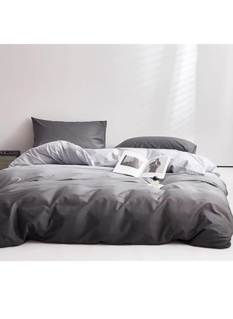 Generic Bed Sheet Style — Pure Cotton Gradient 100 Cotton Bedding Four Piece Set  - Image 4