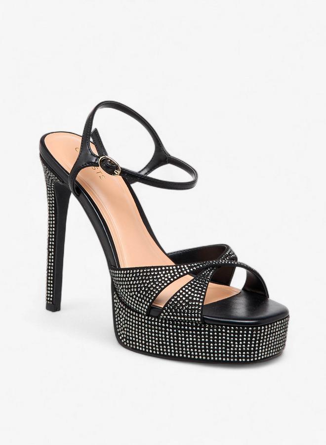 Celeste Women Embellished Stiletto Heel Sandals - Image 1