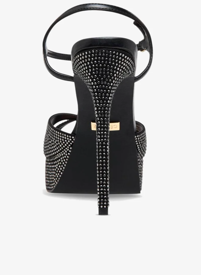 Celeste BLACK Women Embellished Stiletto Heel Sandals for Women | Best Price UAE