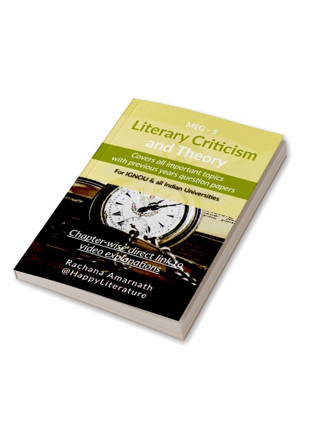 Literary Criticism and Theory : Covers all important topics and previous years' Question papers  - Image 3