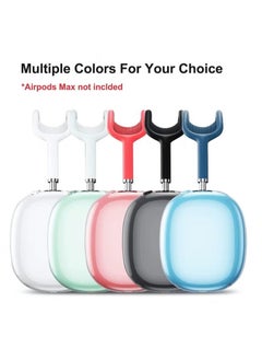 For AirPods Max Case Cover, Clear Soft TPU Skin AntiScratch, Transparent Accessories Ultra Protective Cover for Apple AirPods Max (Crystal Clear)