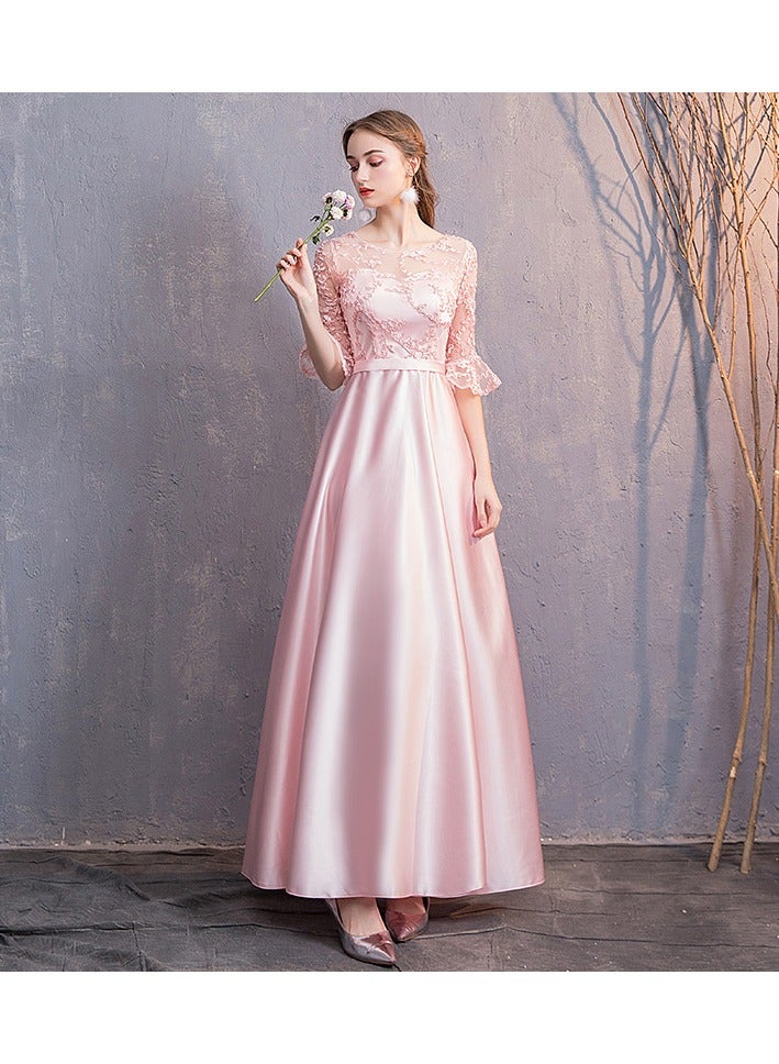 KUYING New Fashionable and Elegant Bridesmaid Dress 