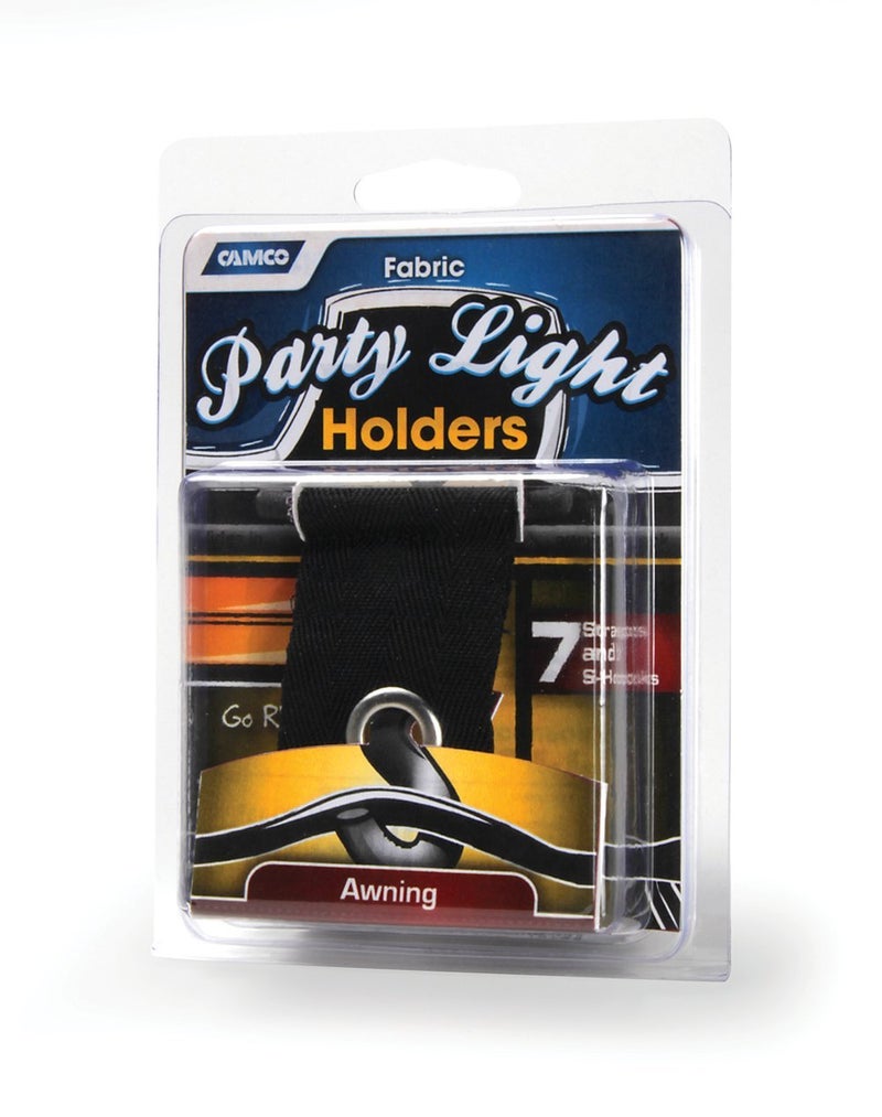 Camco 42733 Fabric Party Light Holders Black 7 Pack - Image 2
