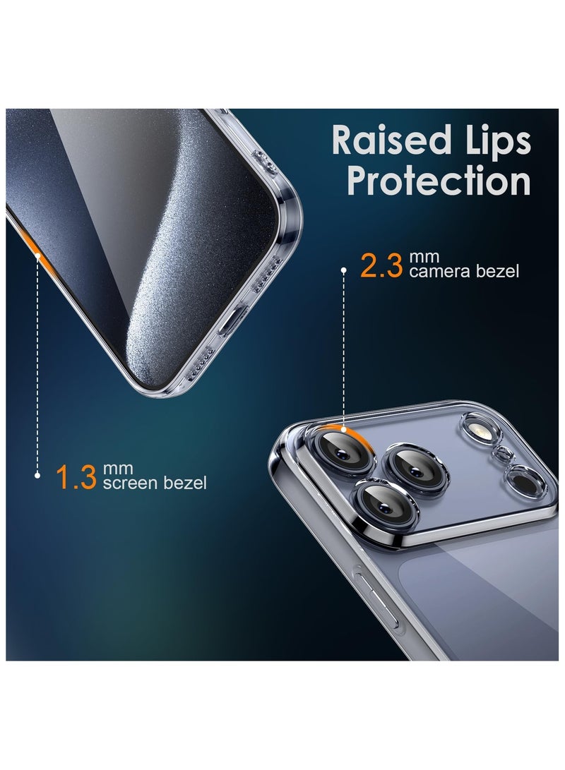 Crystal Clear Case for iPhone 17 Pro Max Slim Thin TPU Cover with Camera Lens Full Protection Ultra-Thin Lightweight Transparent Soft Protective Phone Cover (Clear) - Image 4