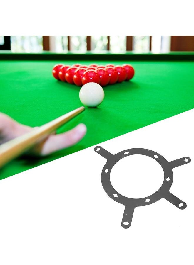 Thoraya 6Pcs/Set Thin Film 9 Balls Billiard Kick-off Rack Ball Holder Positioning Billiard Table Pool Cue Accessory#2  - Image 5