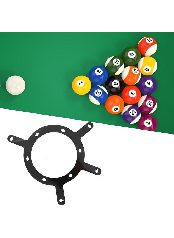 Thoraya 6Pcs/Set Thin Film 9 Balls Billiard Kick-off Rack Ball Holder Positioning Billiard Table Pool Cue Accessory#2  - Image 3