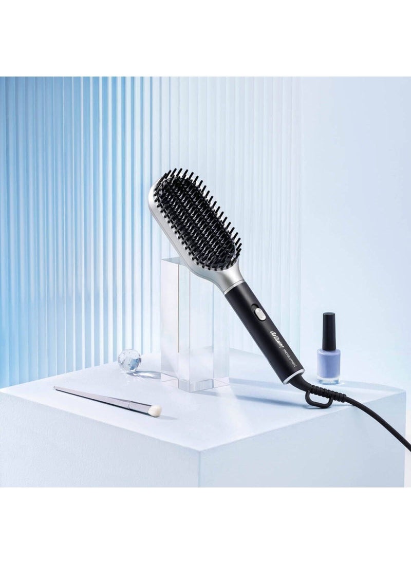 Arzum AR5158 Revolution Hair Straightener Brush Platinum Gray  - Image 2
