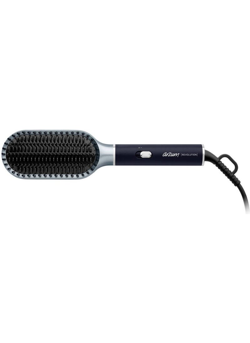 Arzum AR5158 Revolution Hair Straightener Brush Platinum Gray  - Image 4