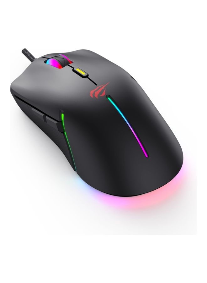 هافيت ماوس ألعاب قابل للبرمجة بإضاءة خلفية RGB من هافيت MS1031 - Image 5