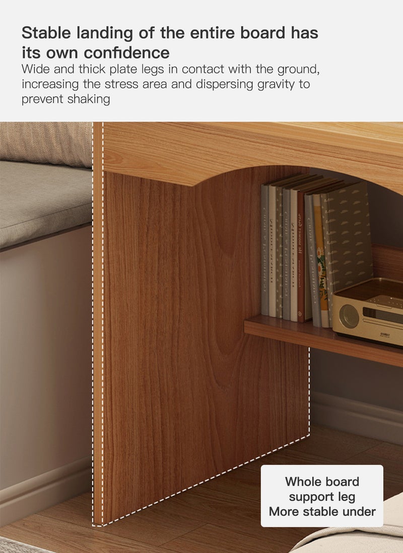 Sharpdo SHARPDO Modern Home Office Desk, Study Desk with Drawers for Storage, 80 x 45 x 105cm  - Image 2