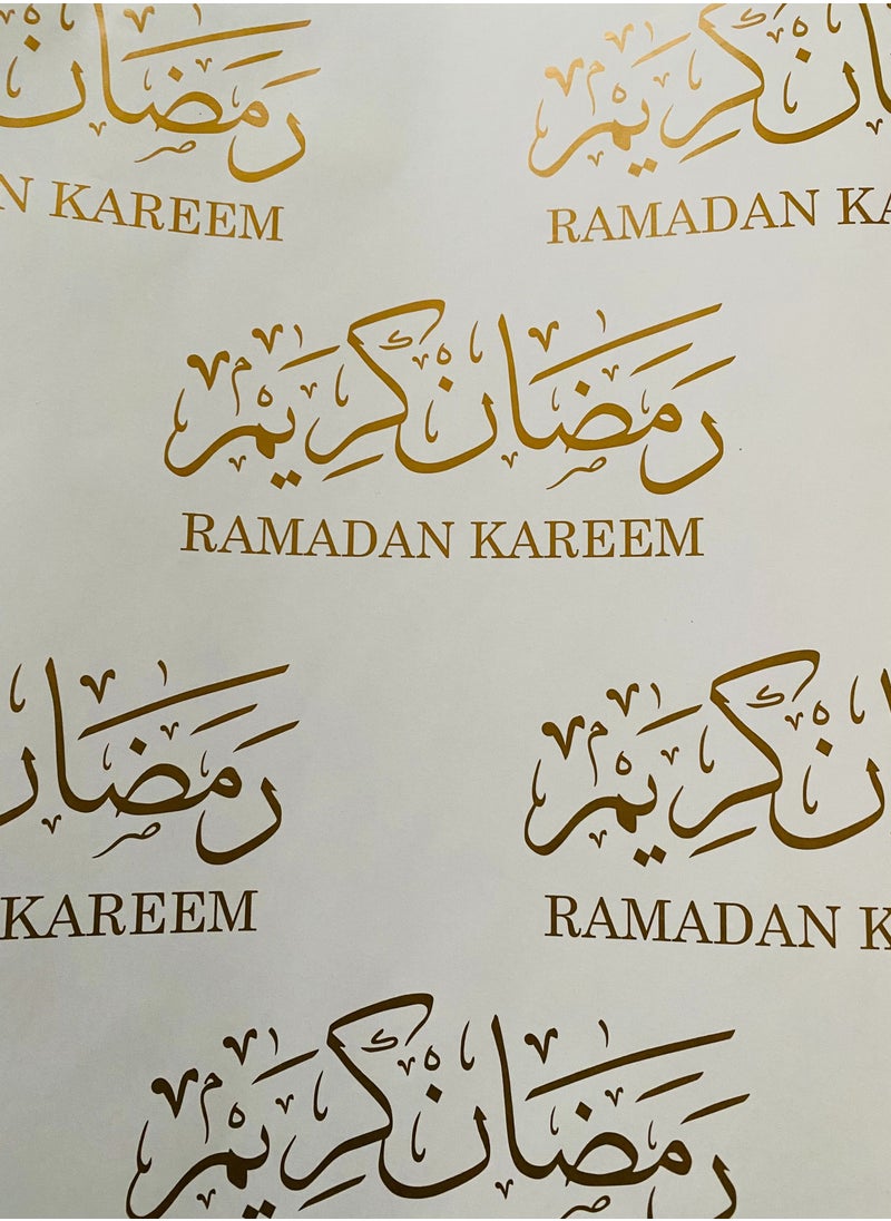 فييستا عدد 2 رول ورق تغليف هدايا رمضان كريم  - Image 3