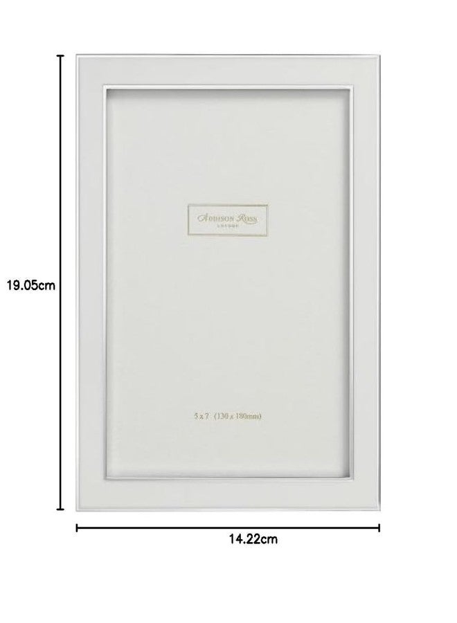 Addison Ross, Contemporary Photo Frame, 4x6, White Enamel, 4 x 6 Inches - Image 2