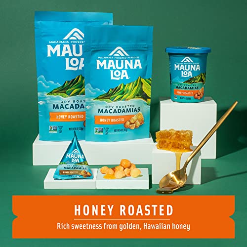 Mauna Loa Honey Roasted Macadamia Nuts, 7 oz Resealable Bag, Gluten Free, Sweet Hawaiian Snack - Image 4