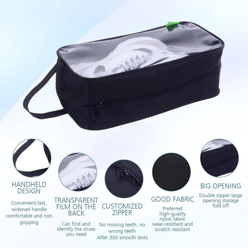 KASTWAVE Waterproof Breathable Shoe Bags 2 PCS, Durable Travel Organizer, Multi-Purpose Lightweight Shoe Storage Bag to Protect and Organize Your Shoes Easily, for Sports, Golf, Gym, Outdoor Use - Image 3