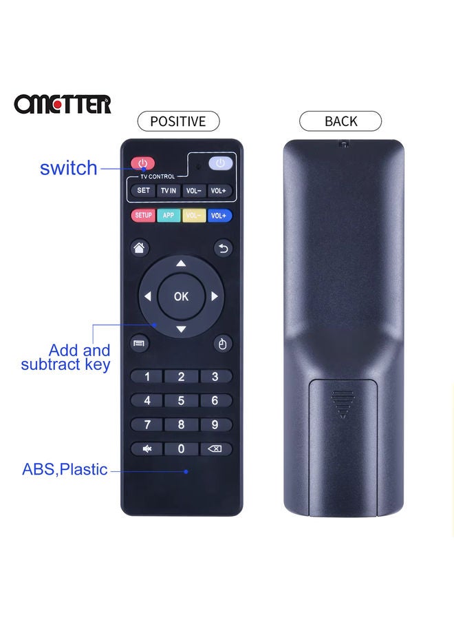 OMETTER جهاز تحكم عن بعد لجهاز التلفاز الذكي أندرويد توب بوكس لموديلات MXQ MXQPRO MXQ-4K M8S H96 Pro M8N M8C M8S V88 M10 M12 X96 MXQ MXQ Pro - Image 4