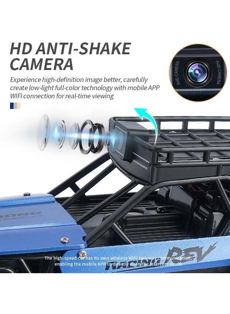 شاحنات Rc للتحكم عن بعد على الطرق مع كاميرا 1080P HD FPV في اتجاهين وظيفة الحوار الصوتي شاحنات لعبة سيارة تسلق المركبات  - Image 4