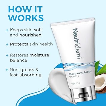 Neutriderm لوشن مرطب نيتروديرم مع فيتامين E 125 مل من نيتروديرم - Image 2
