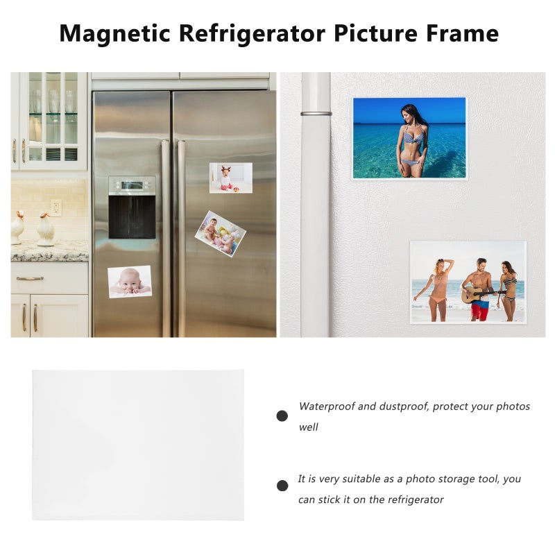 2PCS Magnetic Refrigerator Picture Frame Practical Picture Frame - Image 2