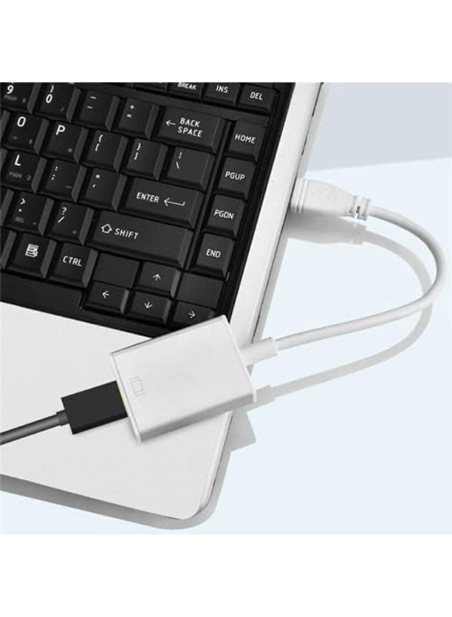 منتقي USB 3.0 to HDMI Adapter – 1080P Full HD Video Graphics Converter for PC Laptop, External Display Adapter Compatible with Windows 7/8/10, USB to HDMI Display Cable for Monitor, Projector, HDTV - Image 3