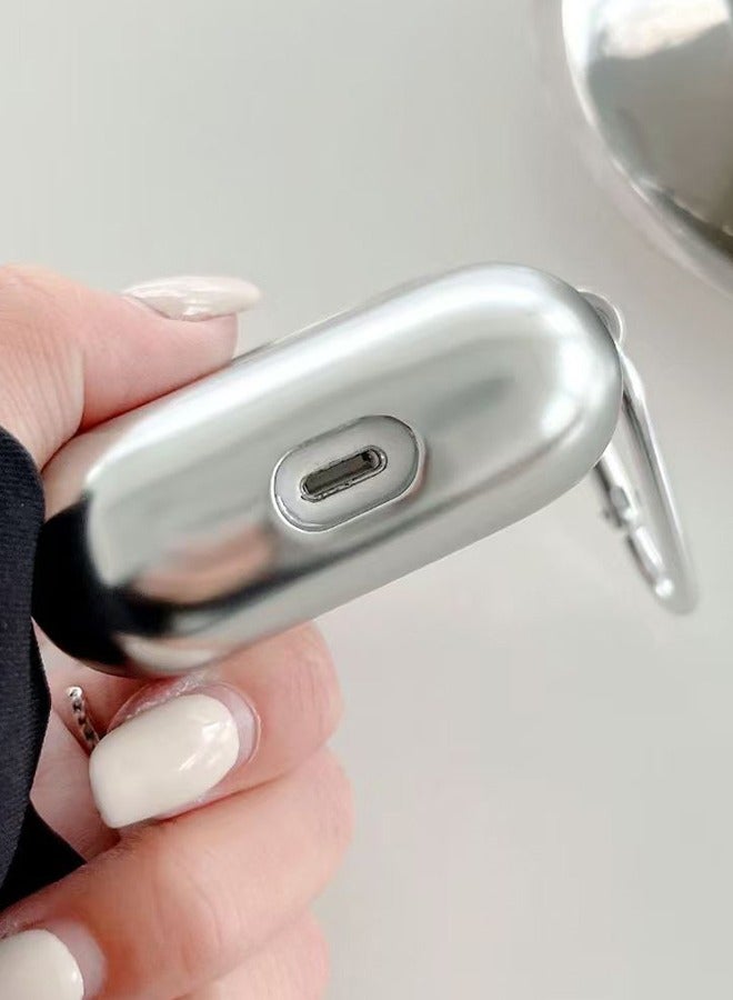 for Airpods4 headphone case, with a glossy TPU hard shell to better protect the headphones, equipped with a climbing buckle, lanyard, and cleaning pen - Image 3