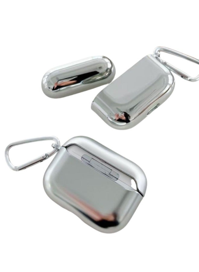 for Airpods4 headphone case, with a glossy TPU hard shell to better protect the headphones, equipped with a climbing buckle, lanyard, and cleaning pen - Image 2