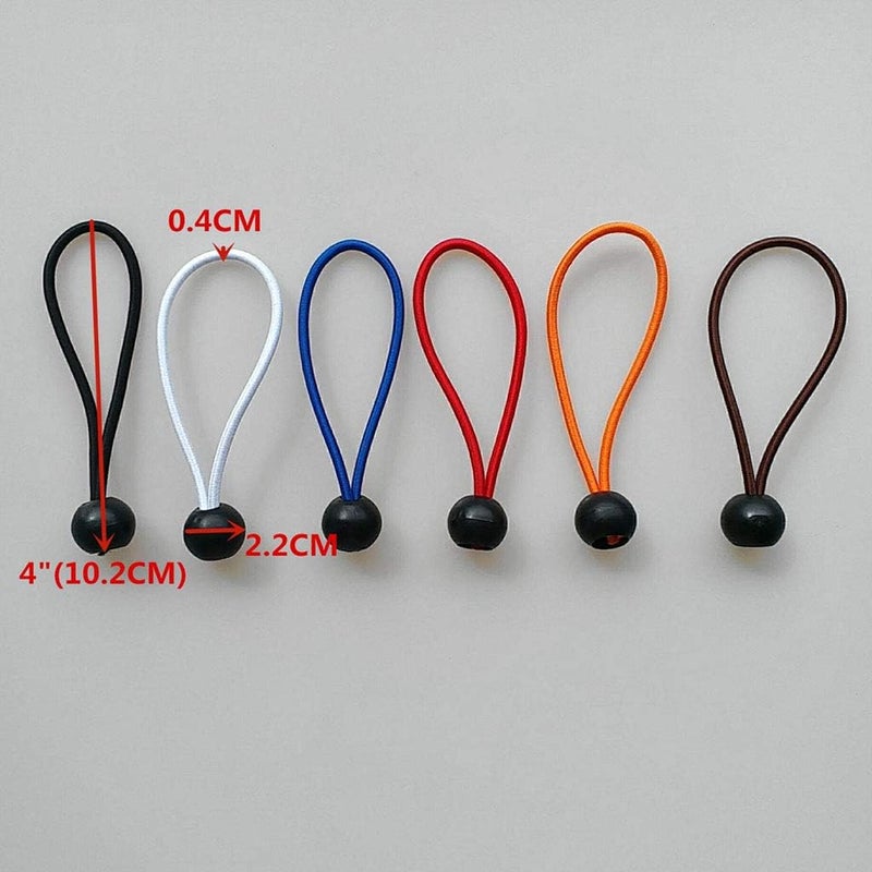 klarako Ball Bungee Tie Down Cord with 0.8inch Ball, UV Resistant - Image 4