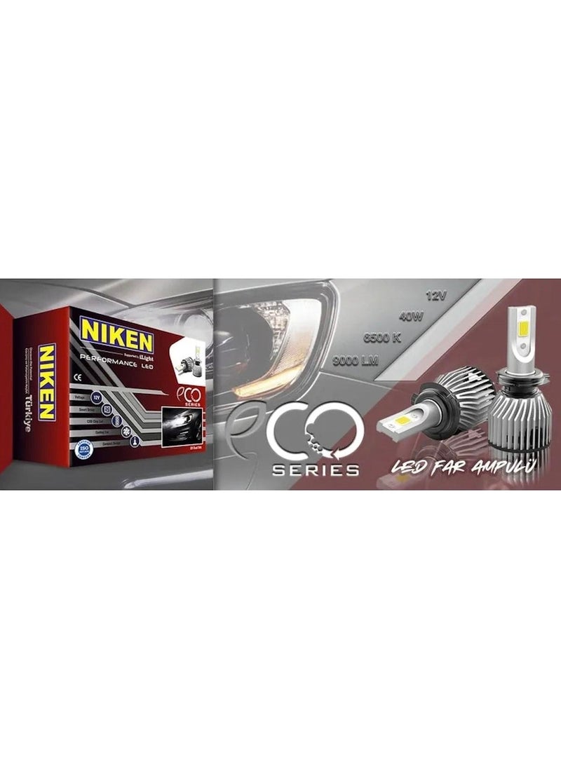 Eco Series 12,000 Lumen /h7 / H4 / H11 / H1 / H10 / 9005 / 9006 LED Xenon Headlight Bulb